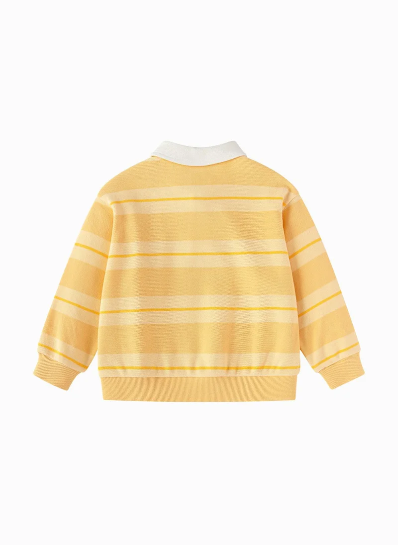 Balabala Yellow Toddler Boys Lapel Sweatshirt for Men | Best Price UAE